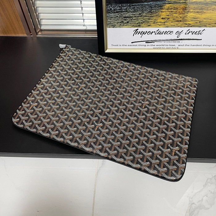 ゴヤール ユニセックス ブラック セナクラッチバッグ  gob1368x