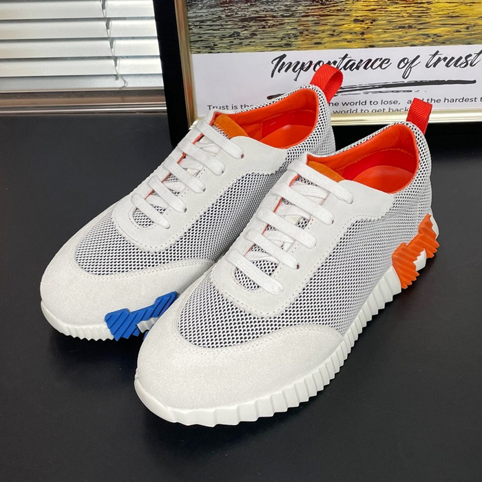 エルメス メンズ クラシック オレンジ スニーカー - - her0812x