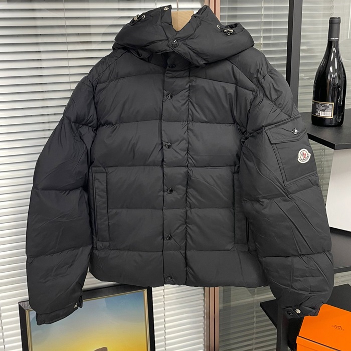 モンクレール メンズ ダックダウン ブラック パディング - Padding - mo245x
