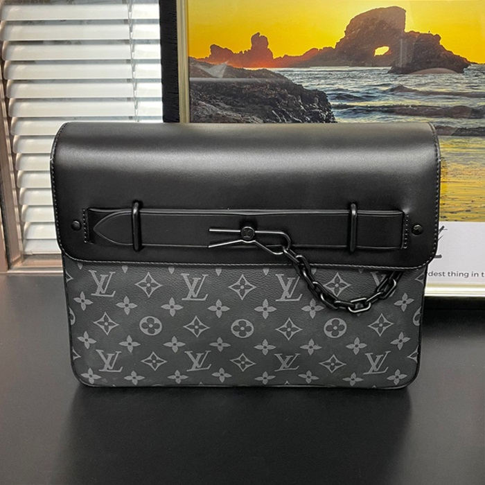 ルイヴィトン メンズ ポシェット スティーマー クラッチバッグ M80107 - - lv1831x