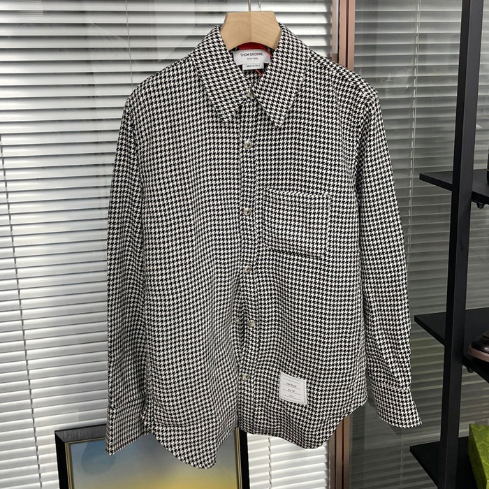 トムブラウン メンズ ベーシック シャツ -thc1367x