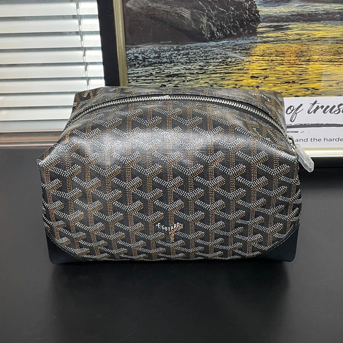 ゴヤール ユニセックス ブラック ボウリング 25 クラッチバッグ - Bowling 25 Toiletry - gob1327x