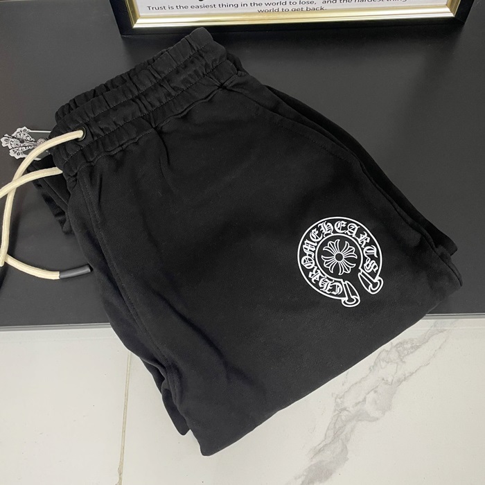 クロムハーツ メンズ ブラック トレーニング パンツ -  - chc125x