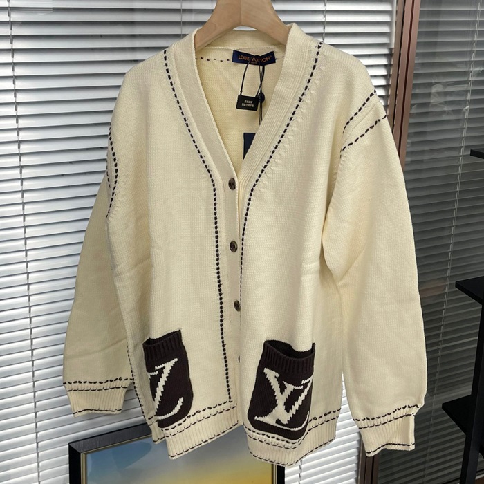 ルイヴィトン メンズ Vネック カーディガン -lvc2266x