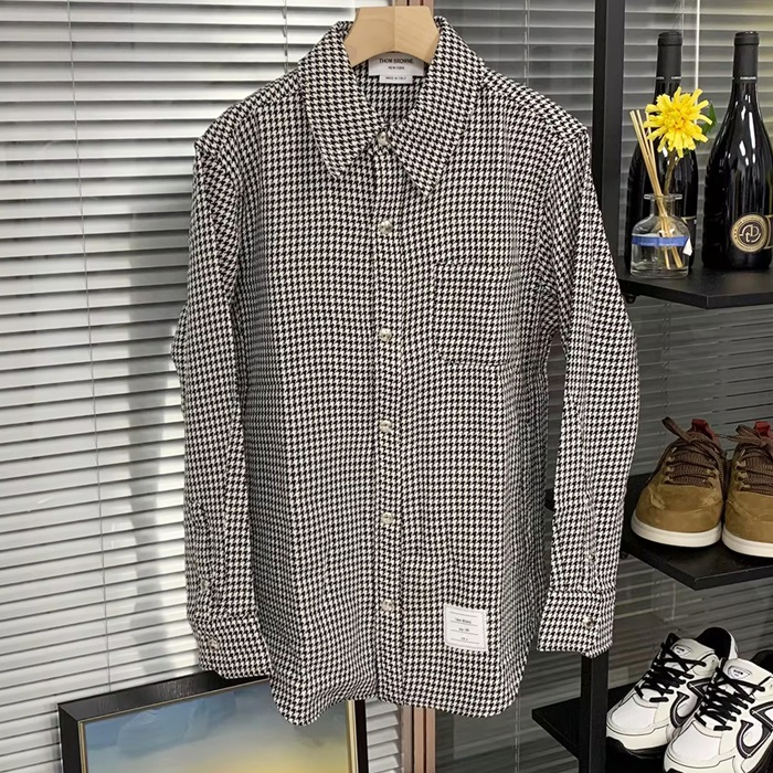 トムブラウン メンズ ベーシック シャツ -thc1367x