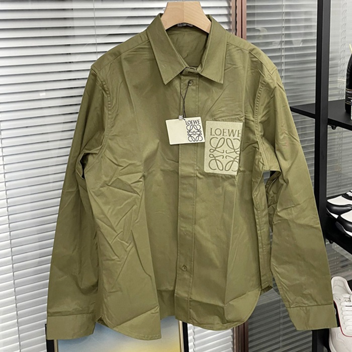 ロエベ メンズ ベーシック シャツ -loc2201x