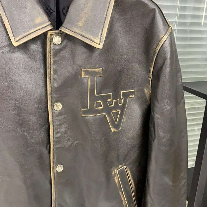 ルイヴィトン メンズ レザージャケット -   - lvc2320x