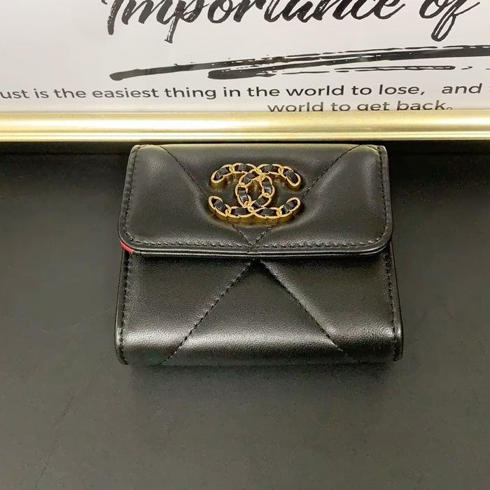 シャネルレディース クラシック ブラック ミニ 財布 -  MIni Purse - ch0140x