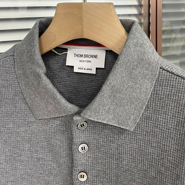 Casual Short トムブラウンメンズ カジュアル 半袖Tシャツ Thom01329x Size グレー/ネイビー/ホワイト