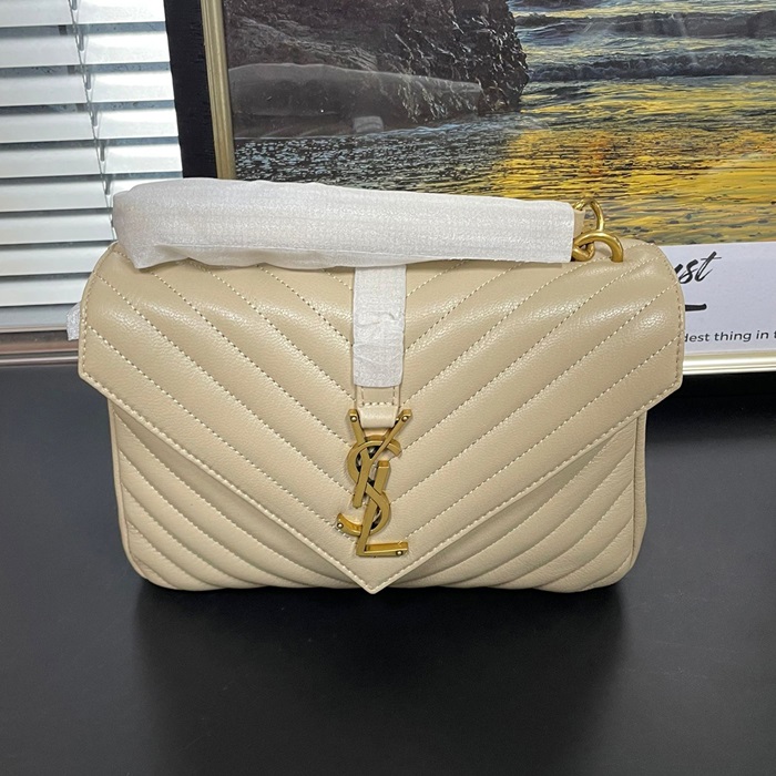 サンローラン レディース ベージュ キルティッド バッグ -  College - ysb128x