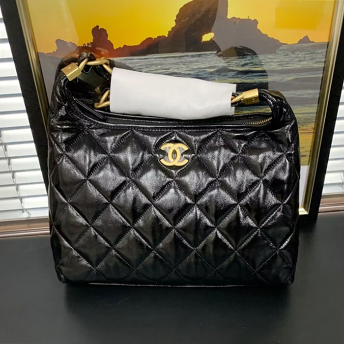 シャネルレディース ブラック ホーボーバッグ -  Hobo - chb2303x