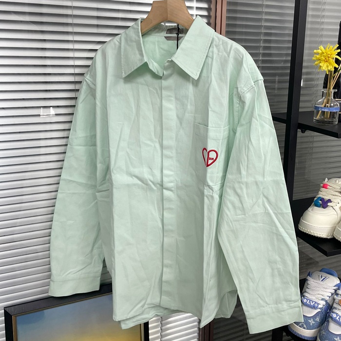 ディオール メンズ ブルー シャツ - dic1495x