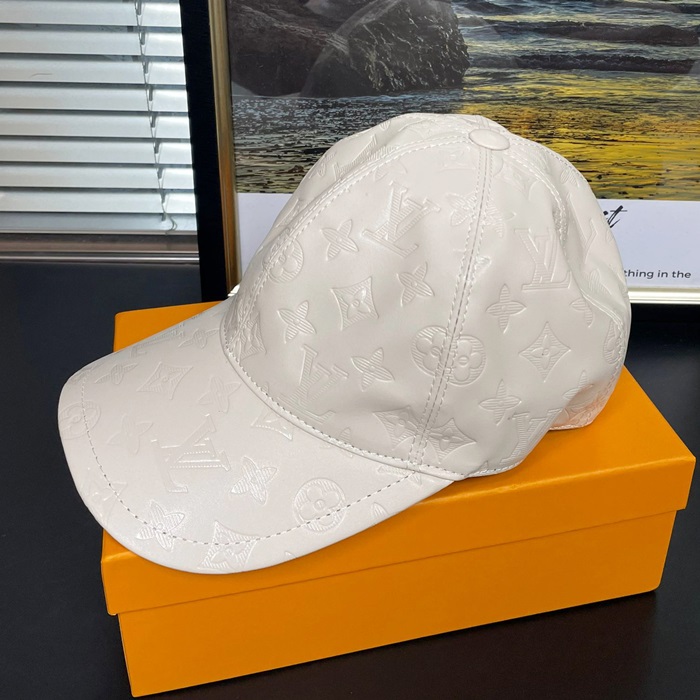 ルイヴィトン ユニセックス ホワイト ボールキャップ - White Ballcap - acc1084x