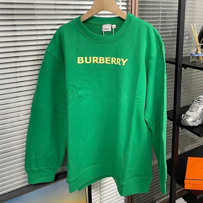 バーバリー メンズ グリーン スウェット - Green  - bur4481x