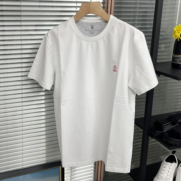 ブルネロクチネリ メンズ ラウンドネックTシャツ -  Cucinelli  - brc1408x
