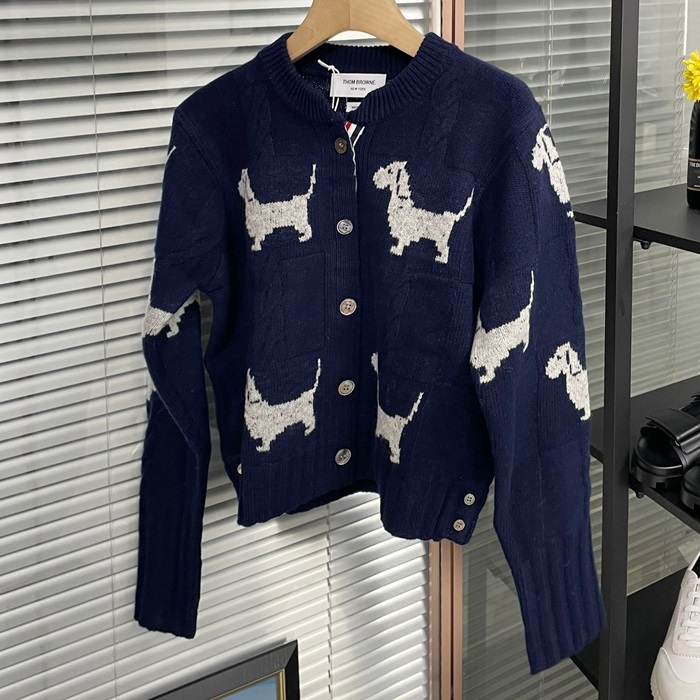 トムブラウン レディース Vネック カーディガン -   - thc1334x
