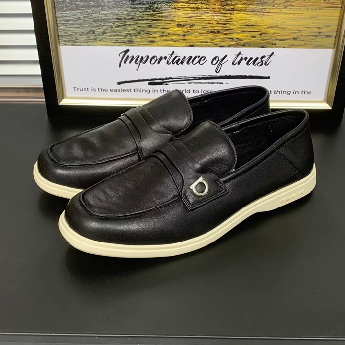 フェラガモ メンズ ブラック スニーカー - Ferragamo  - fes797x