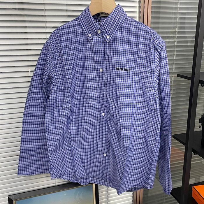 ミュウミュウ レディース チェック シャツ -   mic1426x