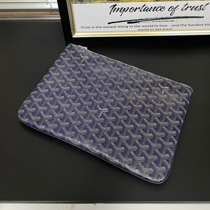 ゴヤール ユニセックス ネイビー セナクラッチバッグ  gob1367x