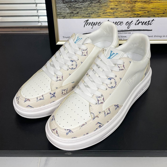ルイヴィトン メンズ アイボリー スニーカー -  Ivory  - lvs757x