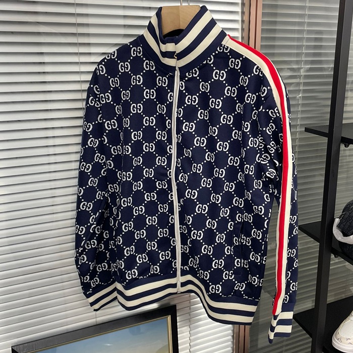 グッチ メンズ ネイビー ジャケット -- guc1292x