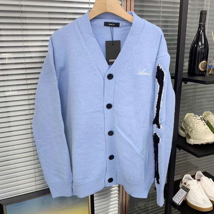 Amiri   - アミリ メンズ Vネック カーディガン - amc2664x