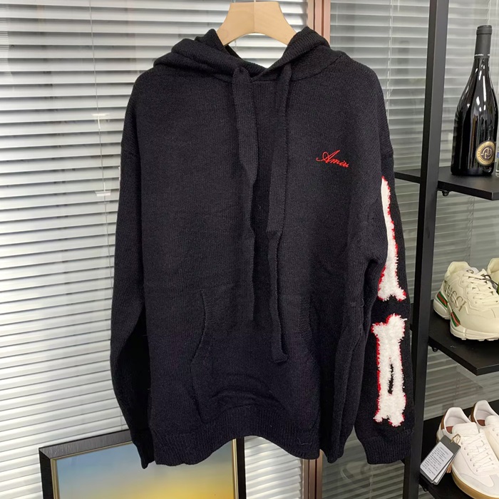 アミリ メンズ フード ニットアウターウェア - Amiri Hood Knitwear - amc2650x