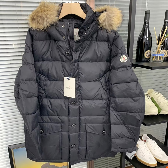 モンクレール メンズ クルニー パッチ LOGO ダウン パディング -  - moc914x