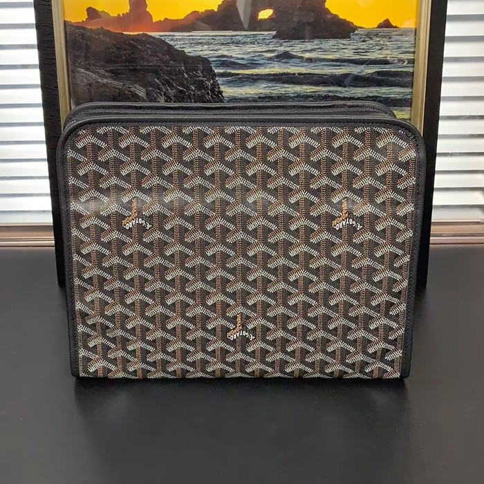 ゴヤール ユニセックス ブラック ジュヴァンス バッグ GM - Jouvence GM Toilet - gob1352x