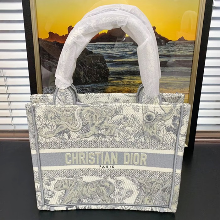 ディオール レディース グレーブークトート -   Gray - dib840x