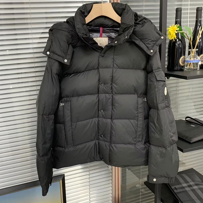 モンクレール メンズ ダックダウン ブラック パディング - Padding - mo245x
