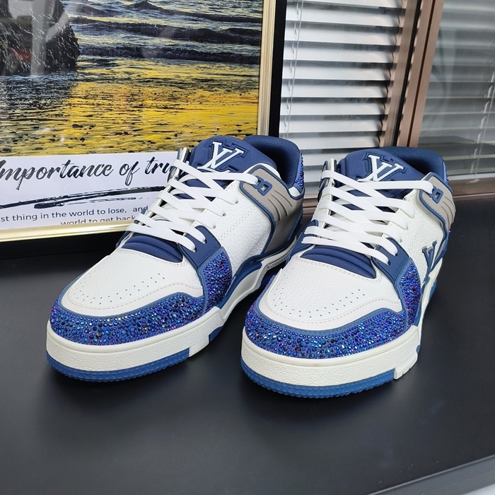 ルイヴィトン メンズ ブルー スニーカー -lvs870x