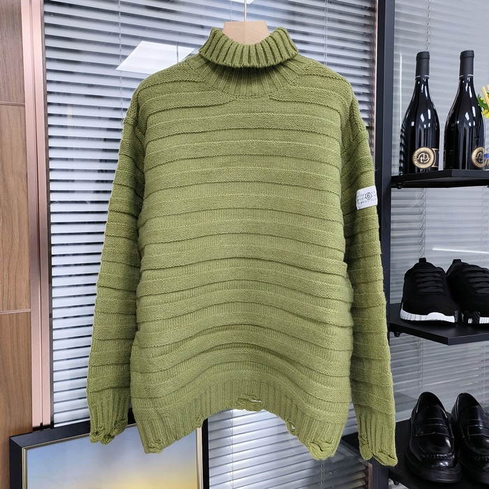 メゾンマルジェラ メンズ タートルネック ニット - Maison margiela Turtleneck Knitwear - mac3828x