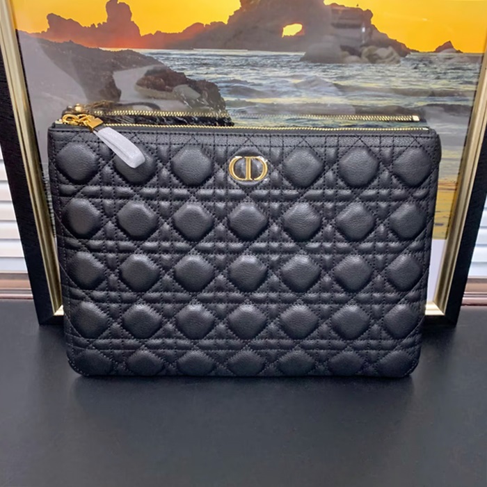 ディオール レディース  カーフスキン カロ デイリー クラッチバッグ  -   - di658x