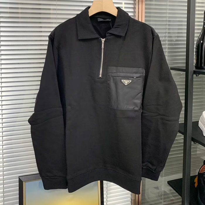 プラダ メンズ ジップアップ スウェット -   - prc2005x