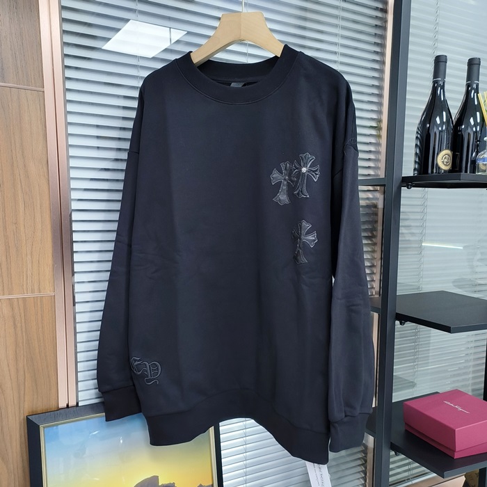 クロムハーツ メンズ ブラック スウェット -   - ch0203x