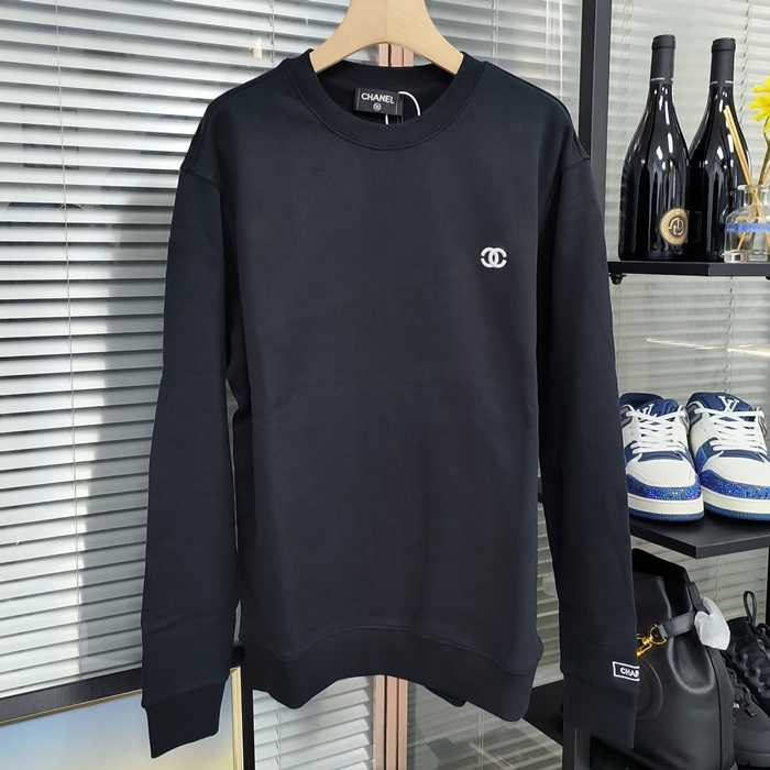 シャネルユニセックス カジュアル ブラック スウェット - - cn499x