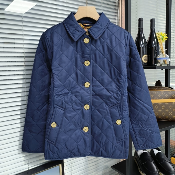 バーバリー レディース ネイビー ダウン ジャケット -  - bur04573x