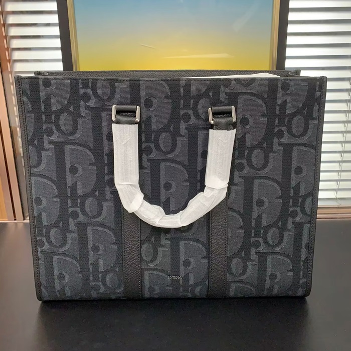 ディオール メンズ ブラック ブリーフケース -   - dib08x