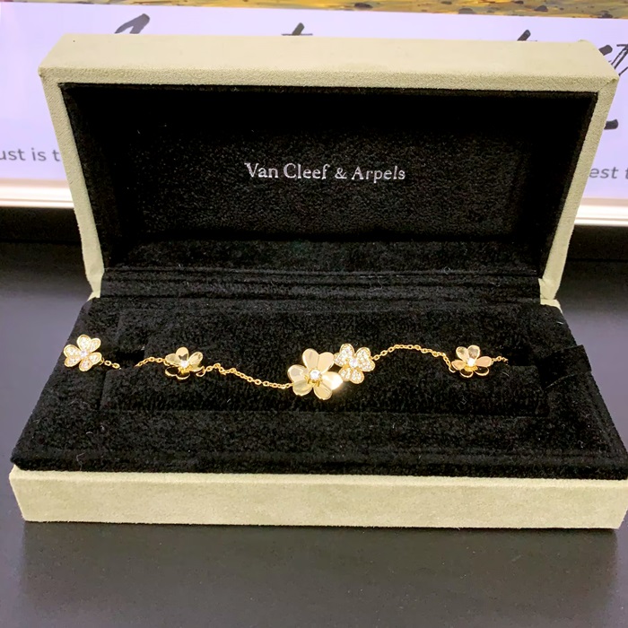 ヴァンクリーフ＆アーペル レディース イエロー ゴールド ブレスレット -  Bangle - acc1454x