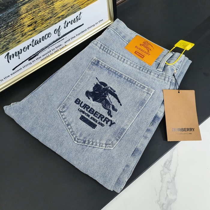 バーバリー メンズ ブルー ジーンズ -  - buc1890x