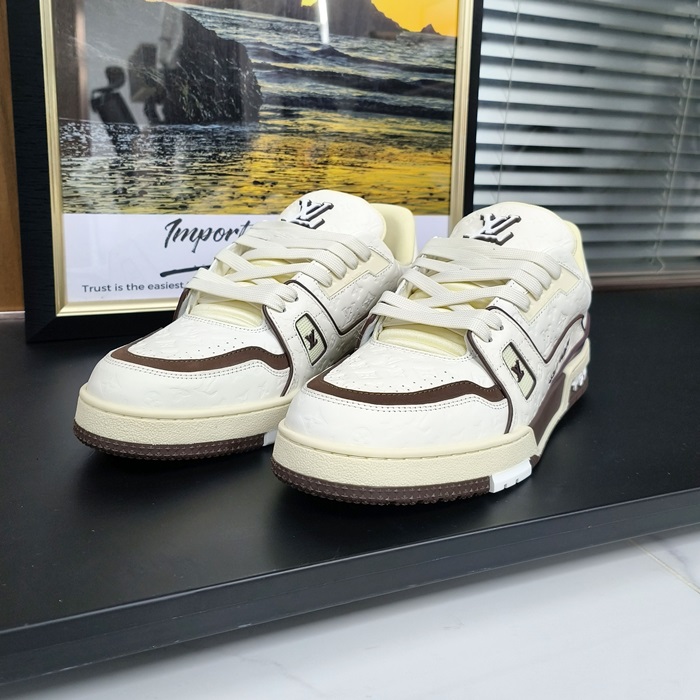 ルイヴィトン メンズ ブラウン スニーカー -  Brwon  - lvs864x