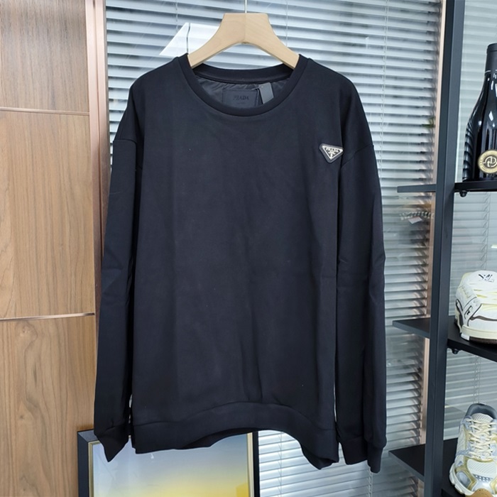 プラダ メンズ ラウンドネック長袖Tシャツ - Round- prc2693x