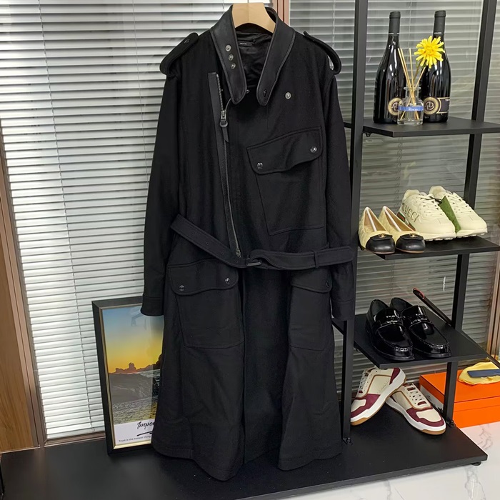 トムフォード メンズ カジュアル ブラック コート - Tom Ford  - tof70x