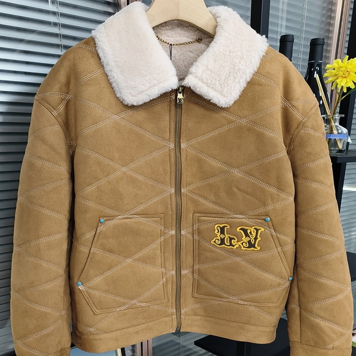 ルイヴィトン メンズ レザージャケット -lvc3111x