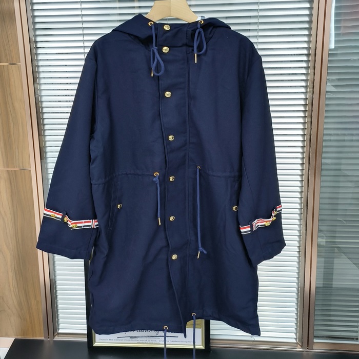 Casual  - トムブラウンメンズ カジュアル コットン コート Thom01504x Size ネイビー