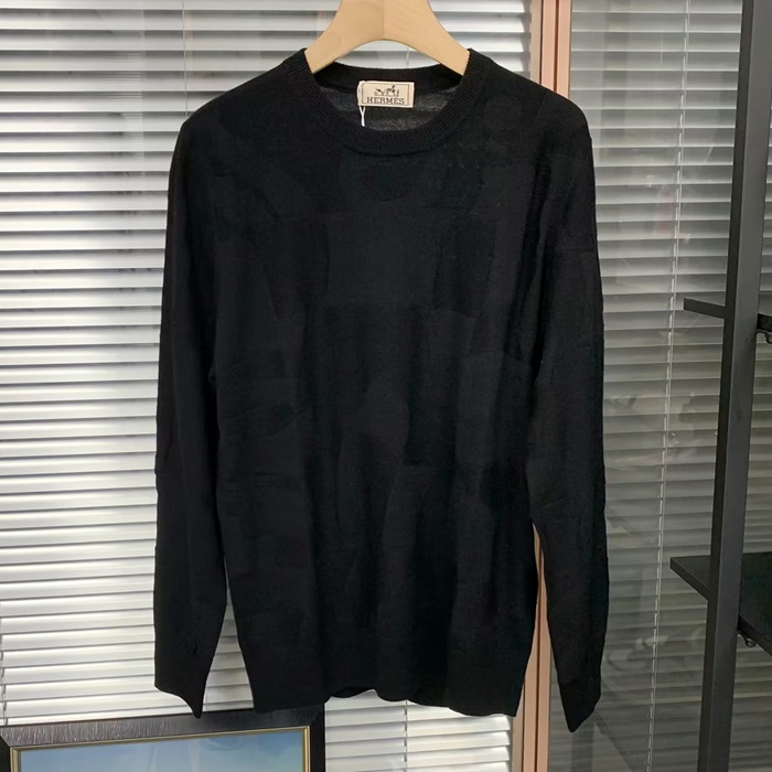エルメス メンズ ラウンドネックセーター -  er - hec2717x