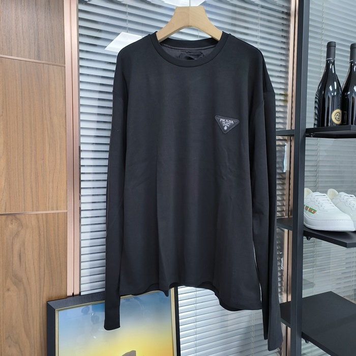 プラダ メンズ ラウンドネック長袖Tシャツ - Round- prc2693x