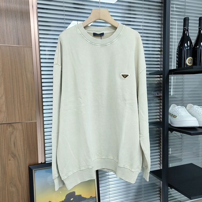 プラダ メンズ ラウンドネックスウェット - Round- prc3086x