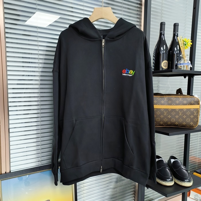 バレンシアガ メンズ オーバーサイズフィット フーディーTシャツ -  Over Size  - bac3650x